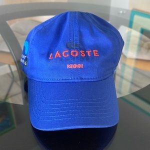 NWOT Lacoste Miami Open 2020 Blue Hat